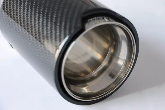 Tubo de escape de fibra de carbono para motocicleta de grande deslocamento em aço inoxidável 409 de venda direta do fabricante
