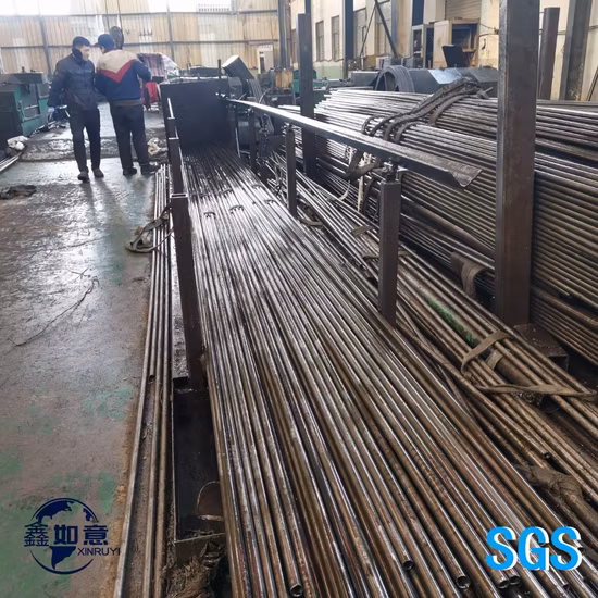 Tubo de precisão industrial sem costura polido, grau alimentício, sanitário, escapamento, água, tubo redondo de aço inoxidável de gás